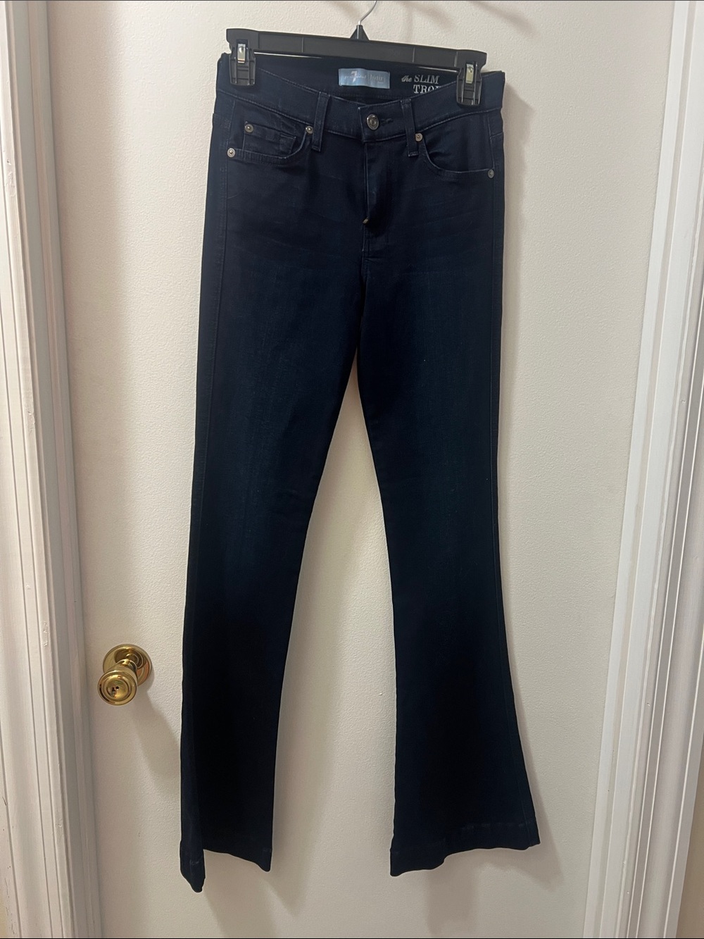 7 for all mankind Blair the slim trouser dark wash bootcut